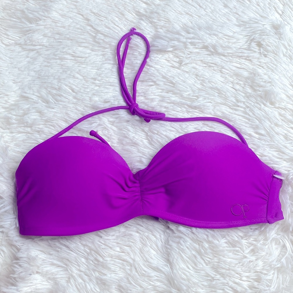OP Purple Bikini String Top Size Small 3-5 Excellent Condition